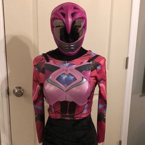 Pink power rangers costume for kids!
